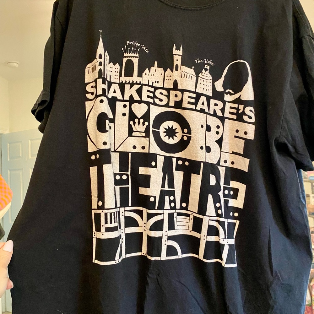Black Shakespeare's Globe Theatre T-Shirt